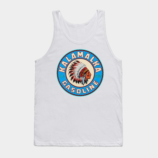 Kalamalka Gasoline vintage sign Tank Top by ploxd